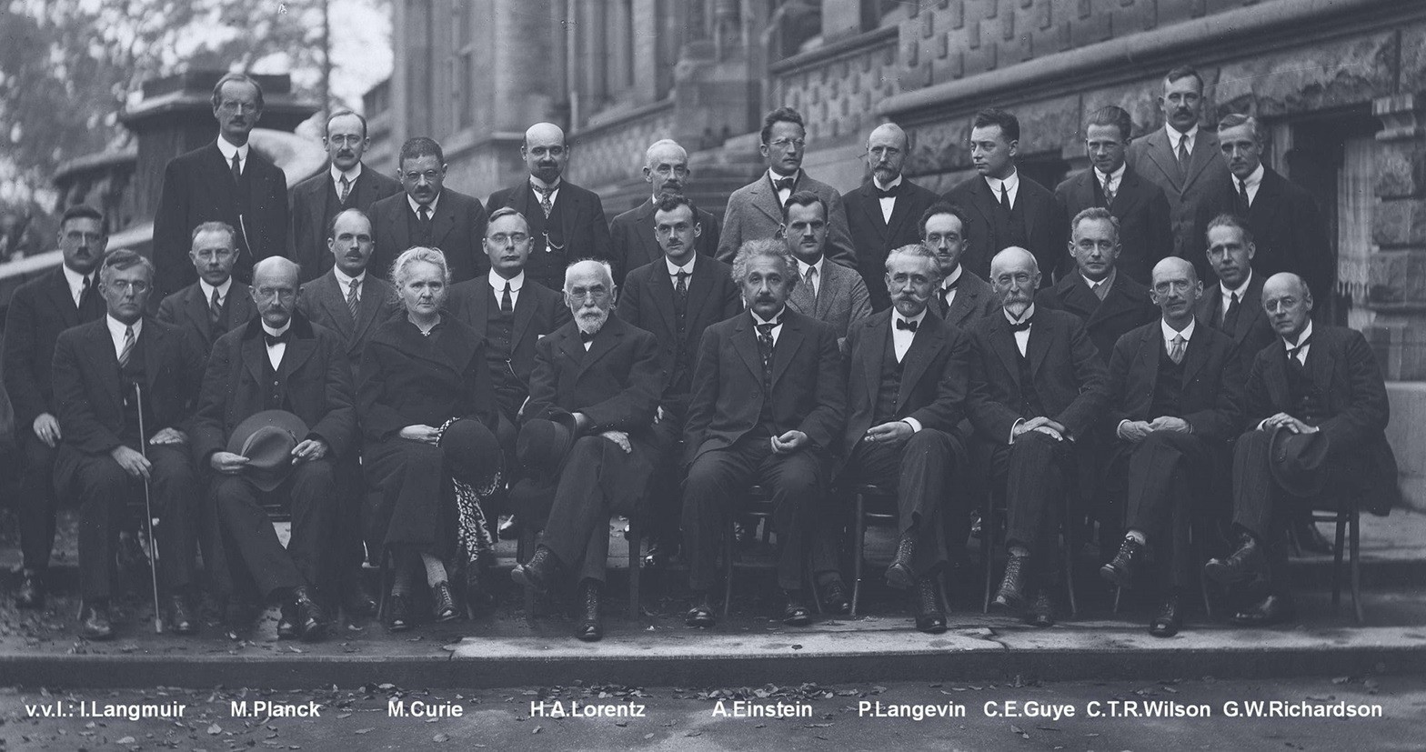 5th Solvay Conference on Quantum Mechanics 1927 in Brüssel Belgien - Foto Benjamin Couprie