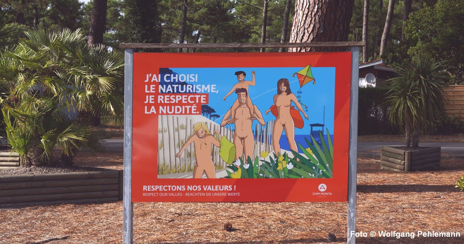Respecte le naturisme et respecte la nudite au Camp Nat CHM Monte Medoc France - Foto © Wolfgang Pehlemann DSC09782