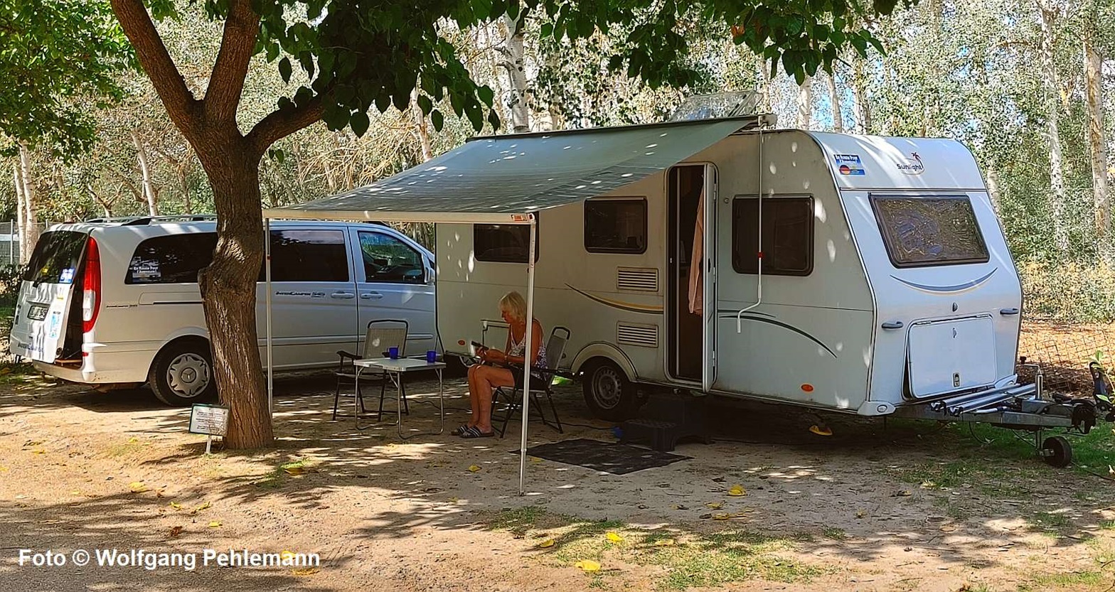 Mit Vito InterCamper & Caravan Sunlight auf dem Camping El Astral in Tordesillas Prov. Valladolid Spanien - Foto © Wolfgang Pehlemann DSC00690