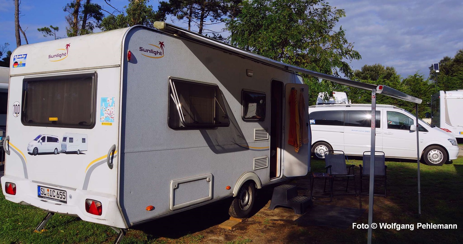 InterCamper & Sunlight auf Camping Vila Cha nördl. Porto Portugal - Foto © Wolfgang Pehlemann DSC01159