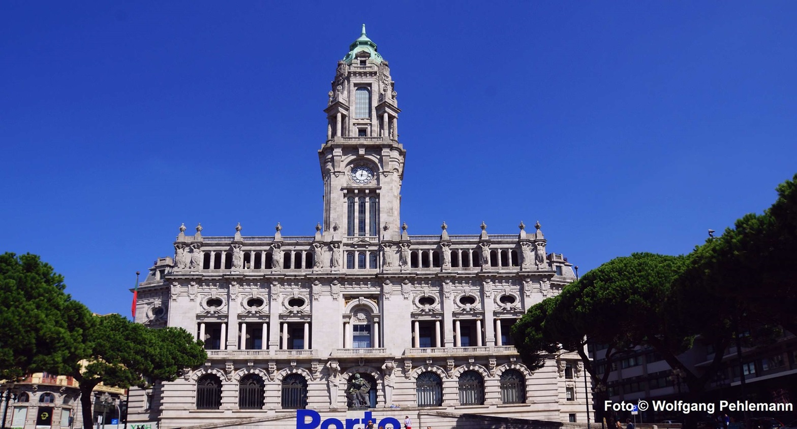 Câmara municipal das Rathaus von Porto Portugal - Foto © Wolfgang Pehlemann DSC01187
