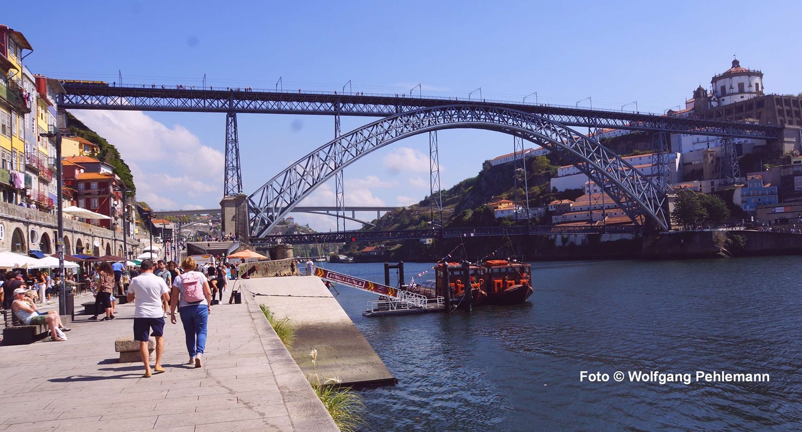 Ponte Dom Luis I über den Duoro in Porto, Portugal - Foto © Wolfgang Pehlemann DSC01389
